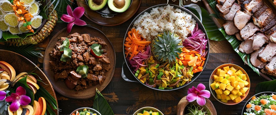 traditional hawaiian feast