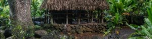 hawaiian hut, Kāneiʻolouma Heiau