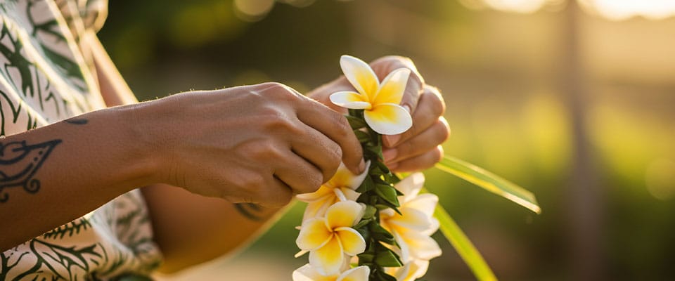 flower head band making